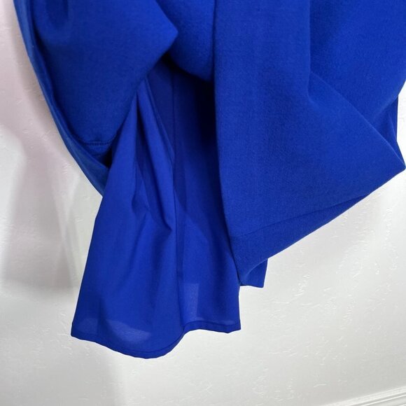 Eliza J. Sheath Career Dress Royal Blue sleeveless Size 6 Crewneck - Picture 5 of 7